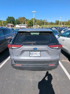 Silver Sky Metallic 2021 Toyota RAV4 Hybrid XLE Premium