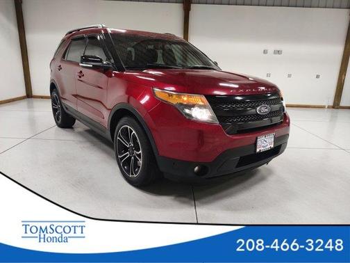 Red 2015 Ford Explorer Sport