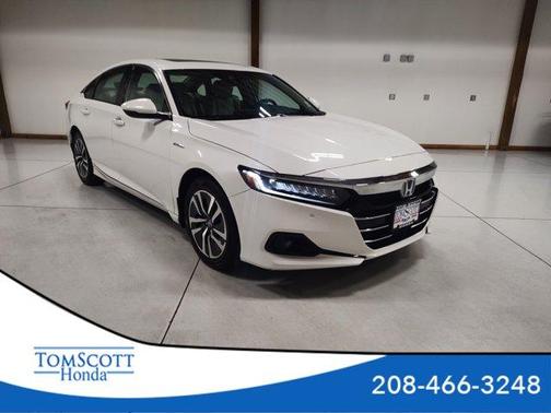 White 2021 Honda Accord Hybrid EX-L