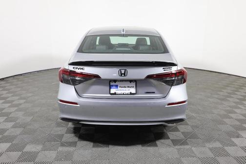 Solar Silver Metallic 2026 Honda Civic Hybrid Sport Touring