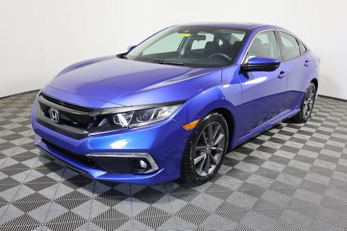 Aegean Blue Metallic 2021 Honda Civic EX