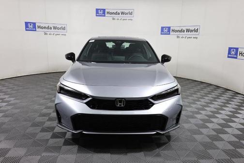 Solar Silver Metallic 2026 Honda Civic Hybrid Sport Touring