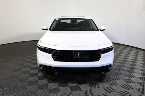 Platinum White Pearl 2026 Honda Accord Hybrid Touring