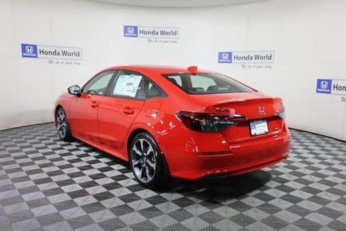 Rallye Red 2026 Honda Civic Hybrid Sport Touring