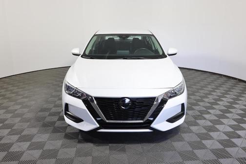 Aspen White 2021 Nissan Sentra SV