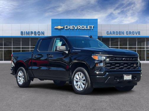 Black 2024 Chevrolet Silverado 1500 Custom