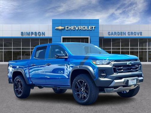 Glacier Blue Metallic 2023 Chevrolet Colorado Trail Boss