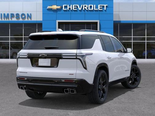 Polar White Tricoat 2026 Chevrolet Traverse RS
