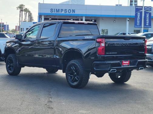 Black 2026 Chevrolet Silverado 1500 Custom Trail Boss