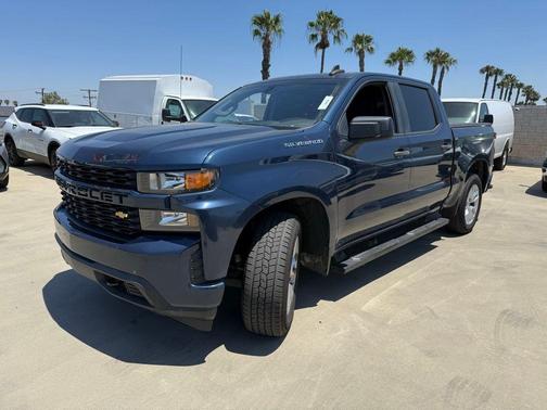 Northsky Blue Metallic 2021 Chevrolet Silverado 1500 Custom