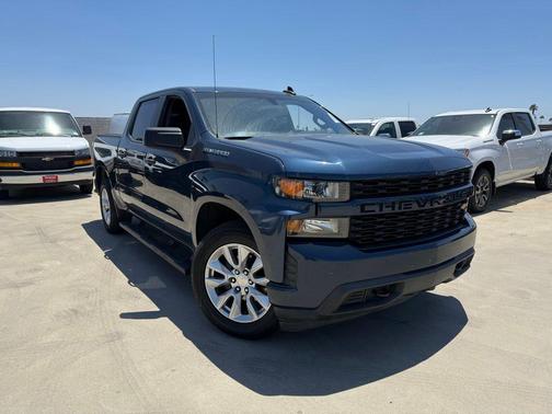 Northsky Blue Metallic 2021 Chevrolet Silverado 1500 Custom