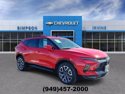 Red Hot 2023 Chevrolet Blazer RS