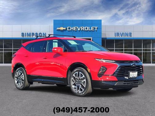 Red Hot 2023 Chevrolet Blazer RS
