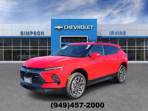 Red Hot 2023 Chevrolet Blazer RS