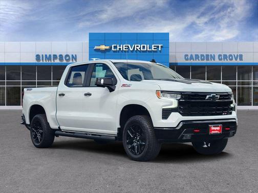 Summit White 2026 Chevrolet Silverado 1500 LT Trail Boss