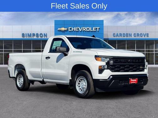 Summit White 2026 Chevrolet Silverado 1500 WT