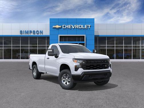 Summit White 2026 Chevrolet Silverado 1500 WT Truck