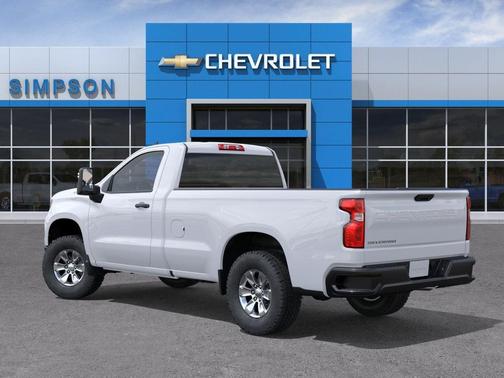 Summit White 2026 Chevrolet Silverado 1500 WT
