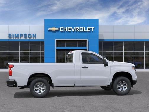 Summit White 2026 Chevrolet Silverado 1500 WT