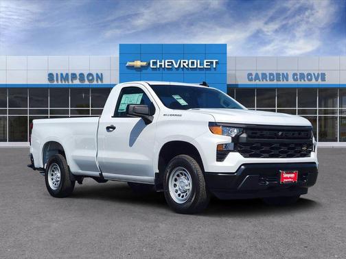 Summit White 2026 Chevrolet Silverado 1500 WT