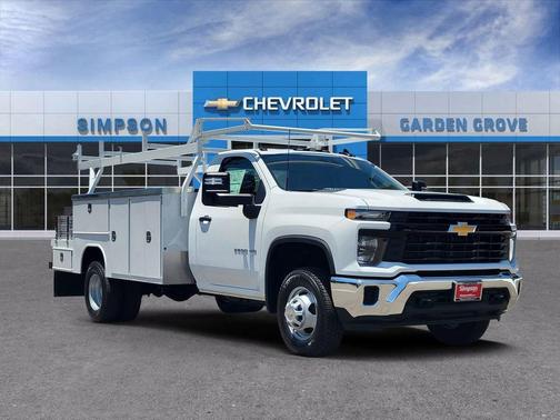 Summit White 2026 Chevrolet Silverado 3500 Work Truck
