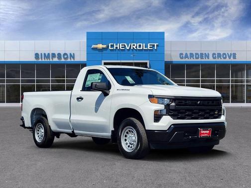 Summit White 2026 Chevrolet Silverado 1500 WT