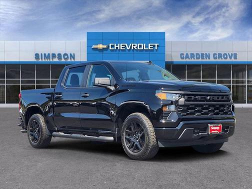 Black 2026 Chevrolet Silverado 1500 Custom