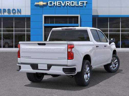 Summit White 2026 Chevrolet Silverado 1500 Custom