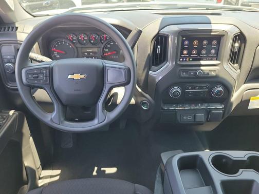 Summit White 2026 Chevrolet Silverado 1500 Custom