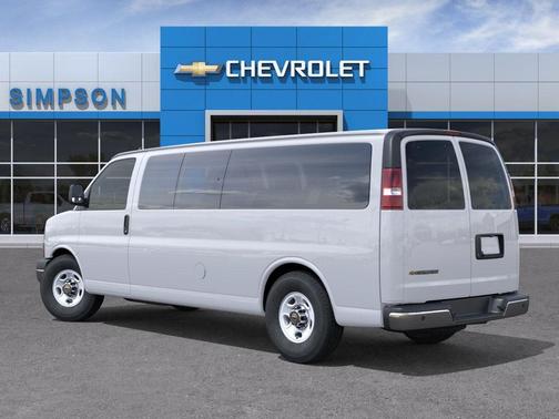 Summit White 2026 Chevrolet Express 3500 3500 Extended Wheelbase, LS, RWD