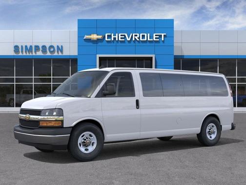 Summit White 2026 Chevrolet Express 3500 3500 Extended Wheelbase, LS, RWD