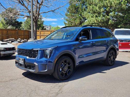 Midnight Lake Blue 2025 Kia Sorento SX
