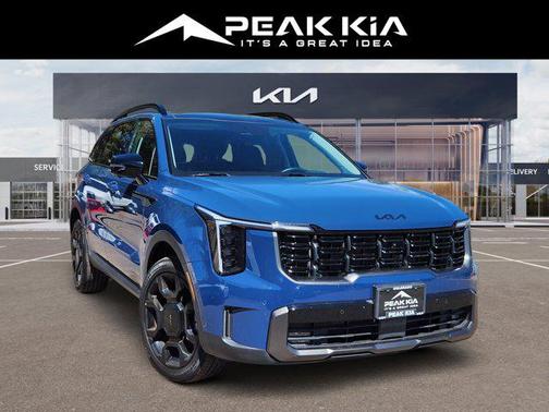 Midnight Lake Blue 2025 Kia Sorento SX