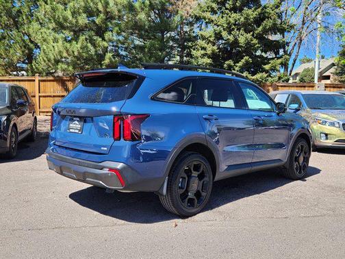 Midnight Lake Blue 2025 Kia Sorento SX