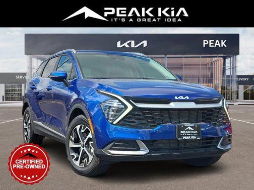 Sapphire Blue 2024 Kia Sportage EX