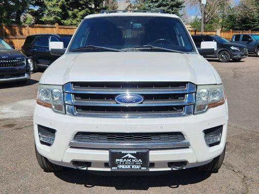 White Platinum Metallic Tri-Coat 2017 Ford Expedition EL Limited