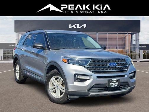 Iconic Silver Metallic 2022 Ford Explorer XLT