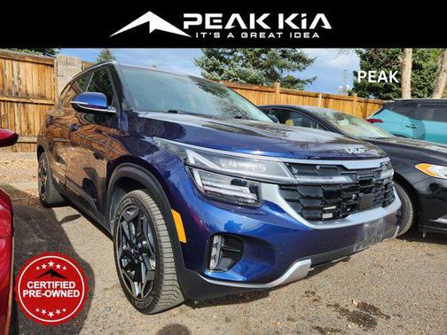 Dark Ocean Blue 2024 Kia Seltos SX Turbo