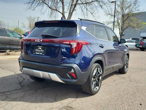 Dark Ocean Blue 2024 Kia Seltos SX Turbo