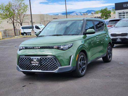 Undercover Green 2023 Kia Soul EX
