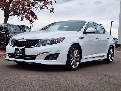 Snow White Pearl 2015 Kia Optima SXL Turbo