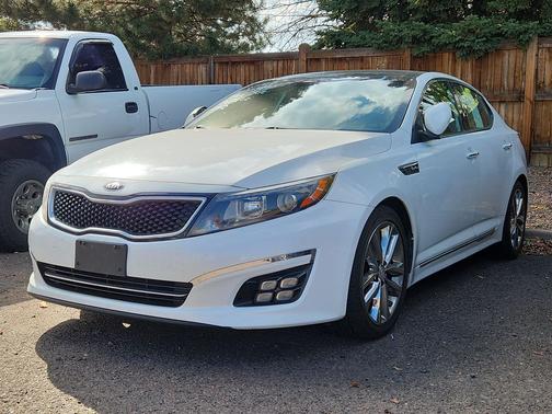 Snow White Pearl 2015 Kia Optima SXL Turbo