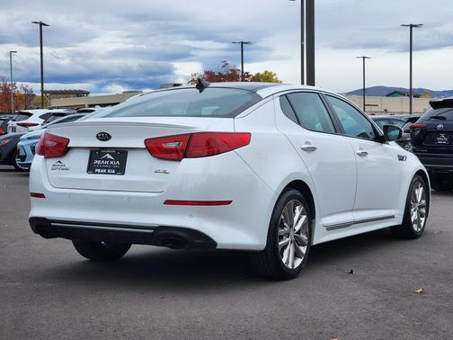 Snow White Pearl 2015 Kia Optima SXL Turbo