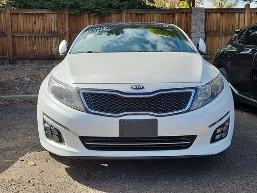 Snow White Pearl 2015 Kia Optima SXL Turbo