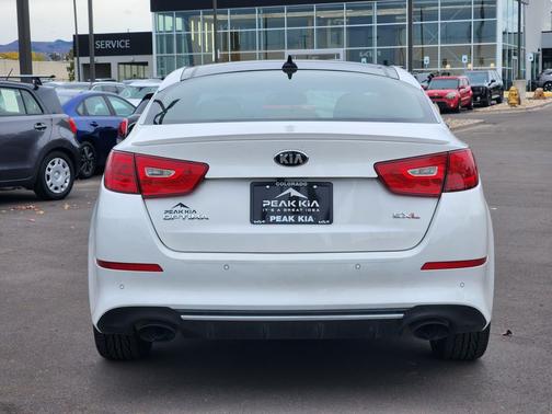 Snow White Pearl 2015 Kia Optima SXL Turbo
