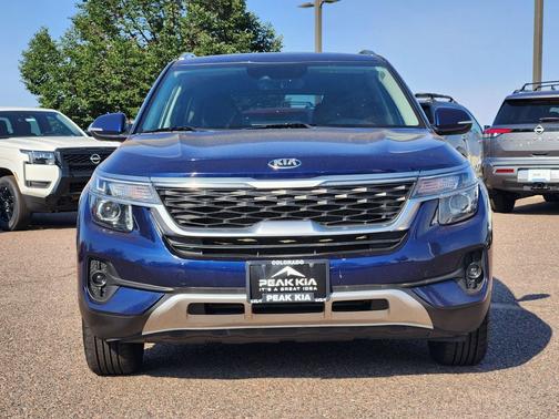 Dark Ocean Blue 2021 Kia Seltos EX