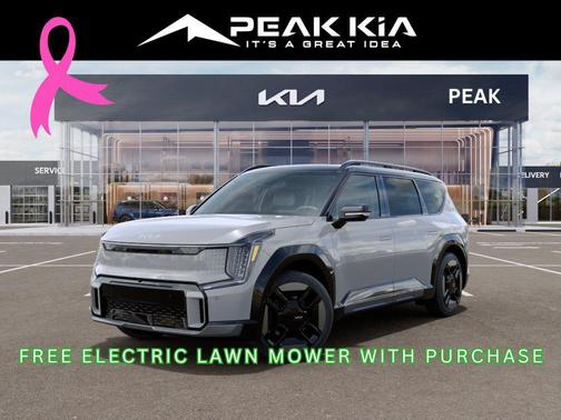 Wolf Gray/Ebony Black Roof 2026 Kia EV9 GT-Line