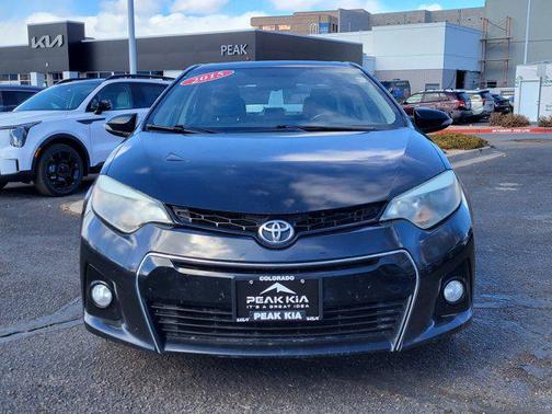 Black Sand Mica 2015 Toyota Corolla S Plus