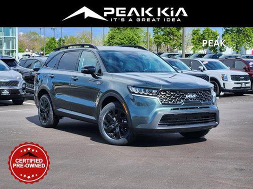 Aruba Green 2023 Kia Sorento S