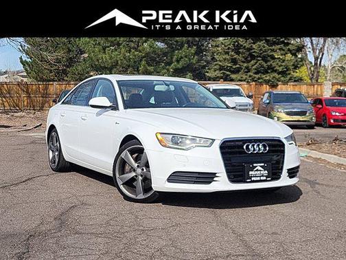 White 2013 Audi A6 3.0T Premium Plus quattro